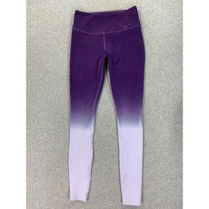 Nike Dri Fit Full Length Compression Athletic Leggings‎ (Women's XS) Purple